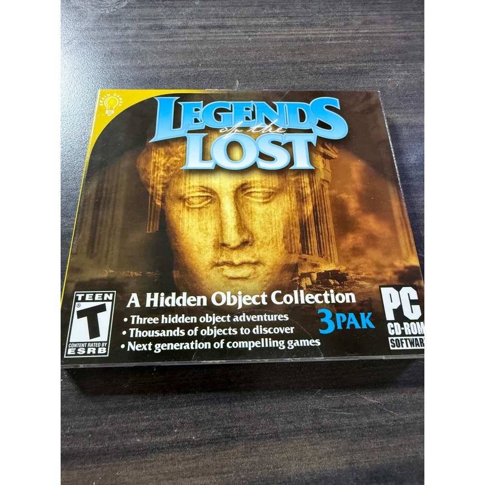 Legends of the Lost A Hidden Object Collection 3PAK PC CD-ROM Jewel Case